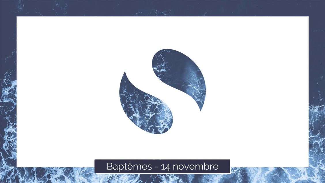 Discours Baptêmes 14 Novembre 2021